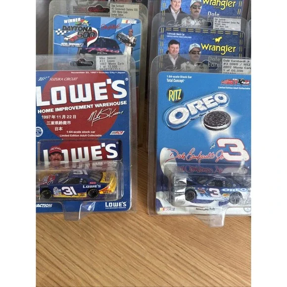 Mixed Lot Of24 1:6 Vintage NASCAR Collectables